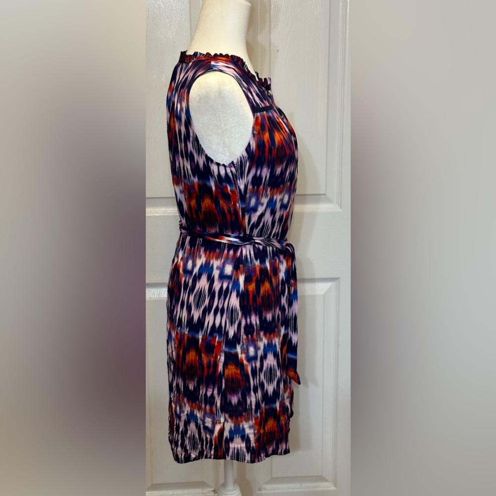 Liz Claiborne Dress purple rust blue petite Small NWT - Picture 5 of 9